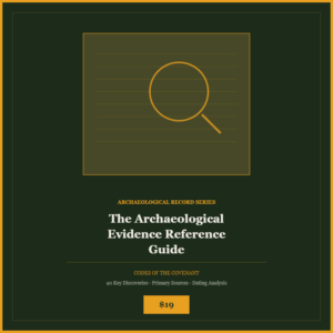 The Archaeological Evidence Reference Guide